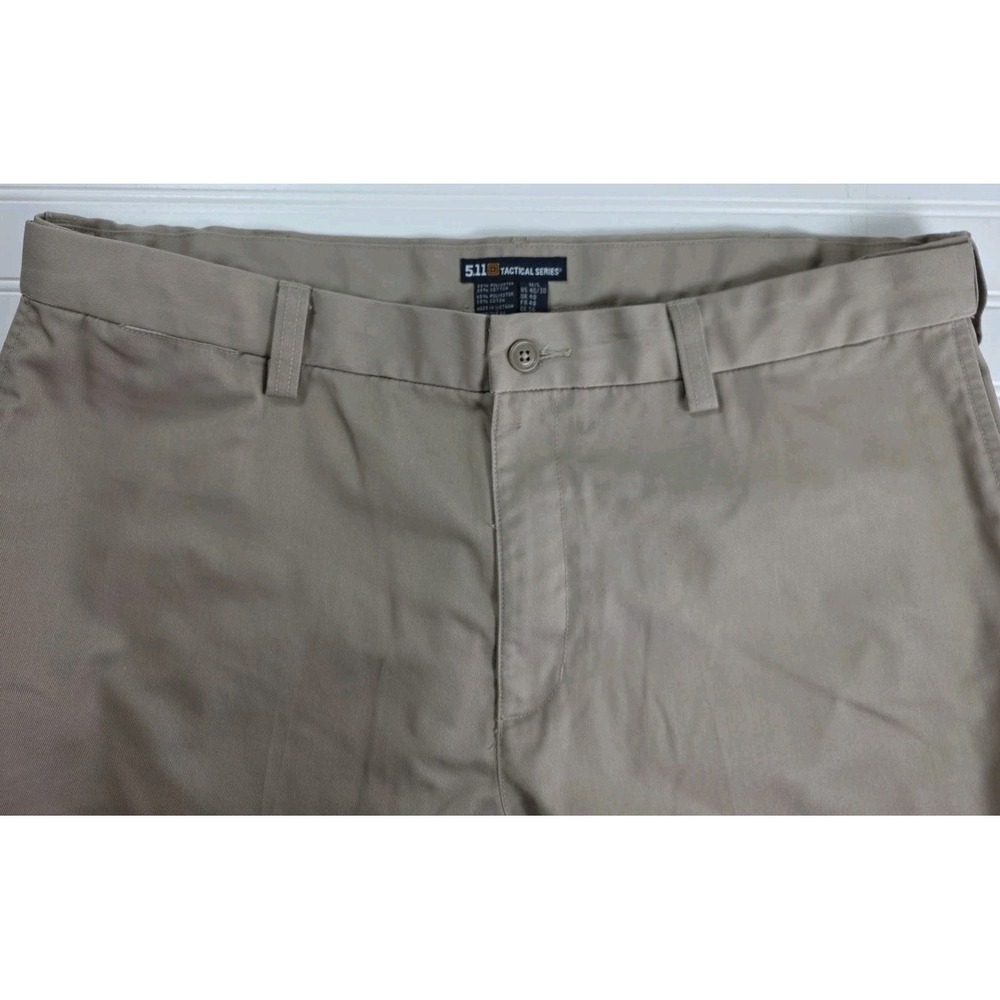 5.11 Tactical Covert 2.0 Pants Mens Beige Khaki 74332 Elastic Waist 40x30 74332